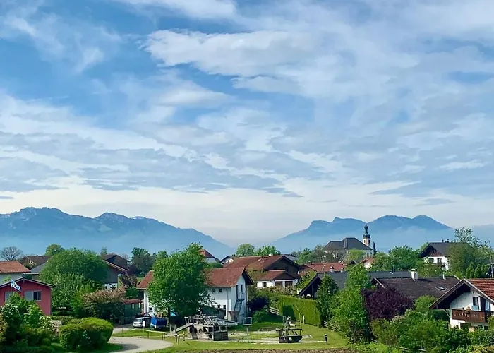 Gruene Gams - Neubau Designwohnung Mit 2 Balkonen Daire Breitbrunn am Chiemsee